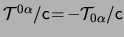 $ \mathcal{T}^{0\alpha} / \ensuremath{\mathsf{c}}\! = \! -\mathcal{T}_{0\alpha}
/ \ensuremath{\mathsf{c}}$